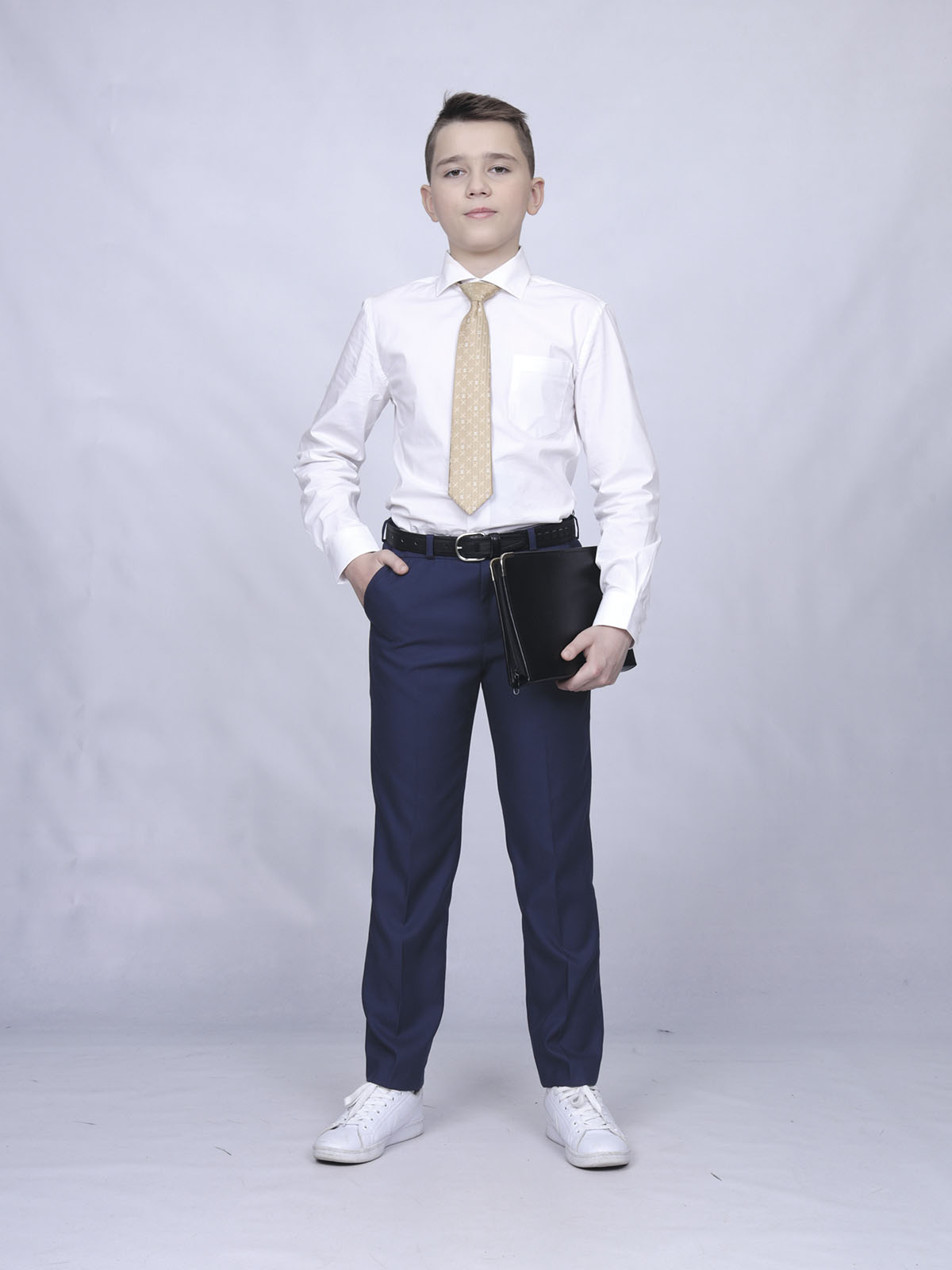 Брюки для мальчика Slim Fit Дэвид (ШФ-953)