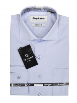 Сорочка для мальчика Classic Slim Fit (ШФ-1210/1) светло-голубого цвета