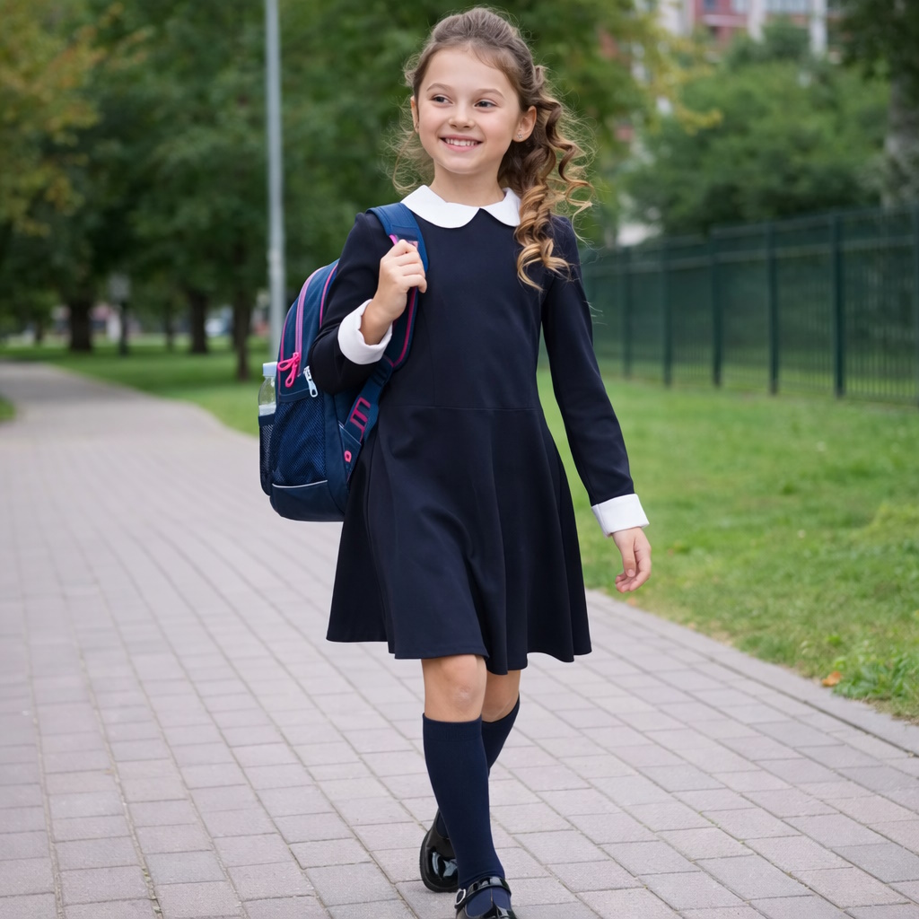 Почему школьное платье снова стало повседневной формой для учениц петербургских школ