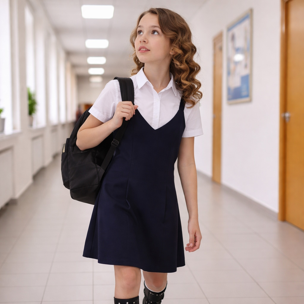 Школьные сарафаны сегодня: что выбирают родители и школы в Санкт-Петербурге