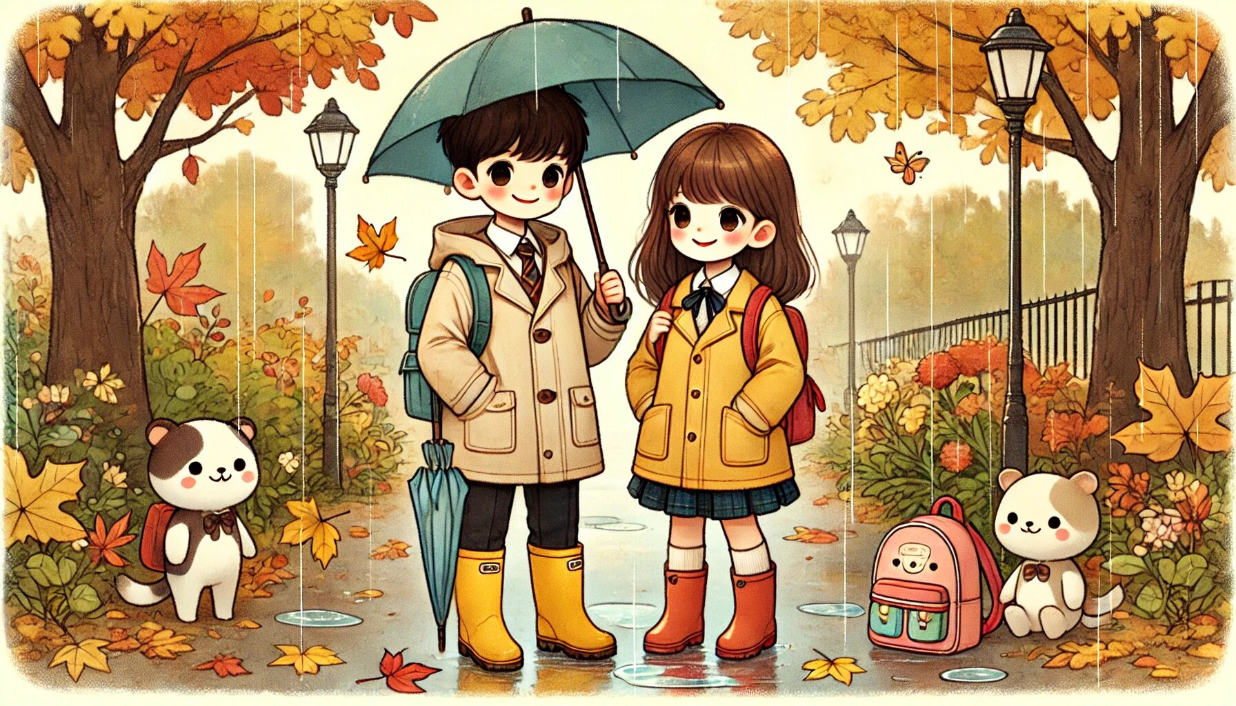 Уход за школьной одеждой в осенний сезон: как защитить от дождя и грязи