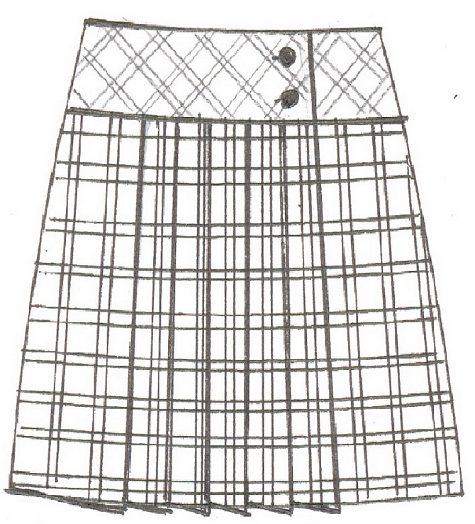 Школьная юбка Есения (ШФ-315)