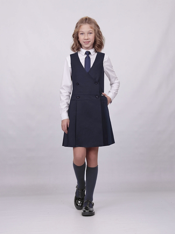 Школьный сарафан Сапфир (ШФ-1886)